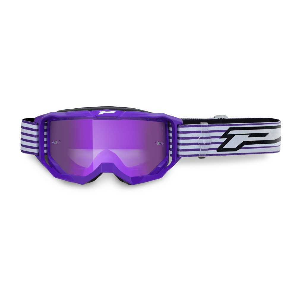 Goggles Pro Grip Vision Go - Purple mirrored lens purple 3300-418-FL