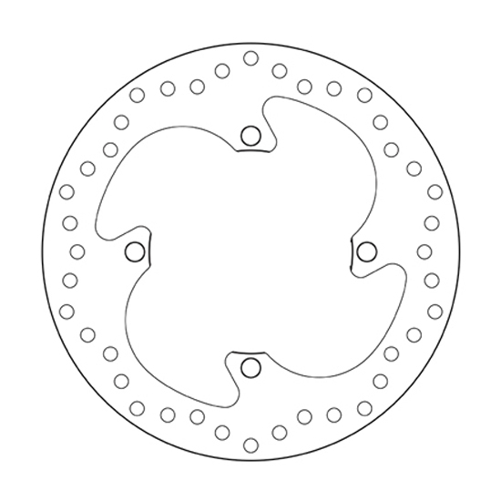 Brake disc Brembo Serie Oro Kawasaki KX 250 F (04-19) rear 68B40782