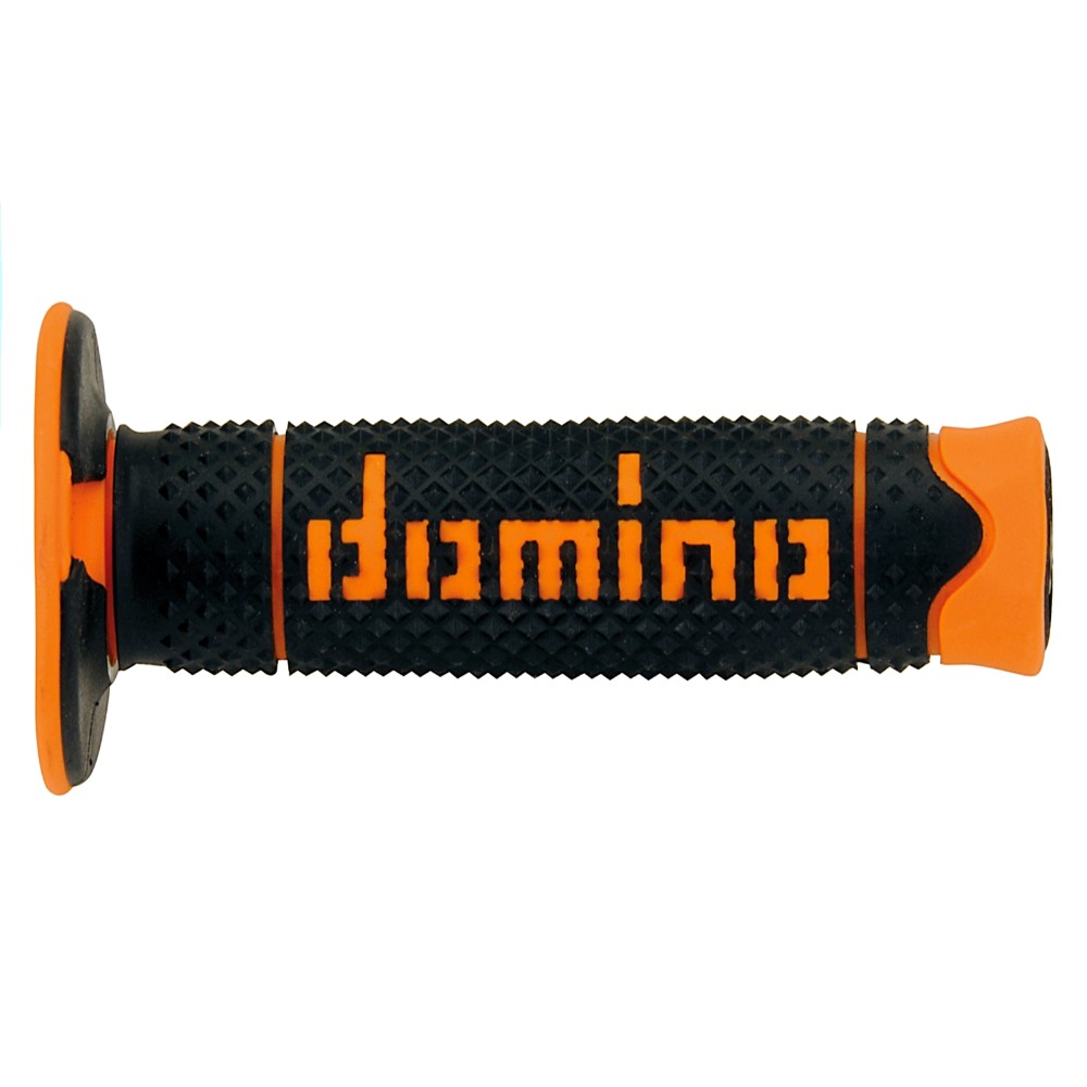 Pair of Grips Domino A260 - black orange A2604540A7