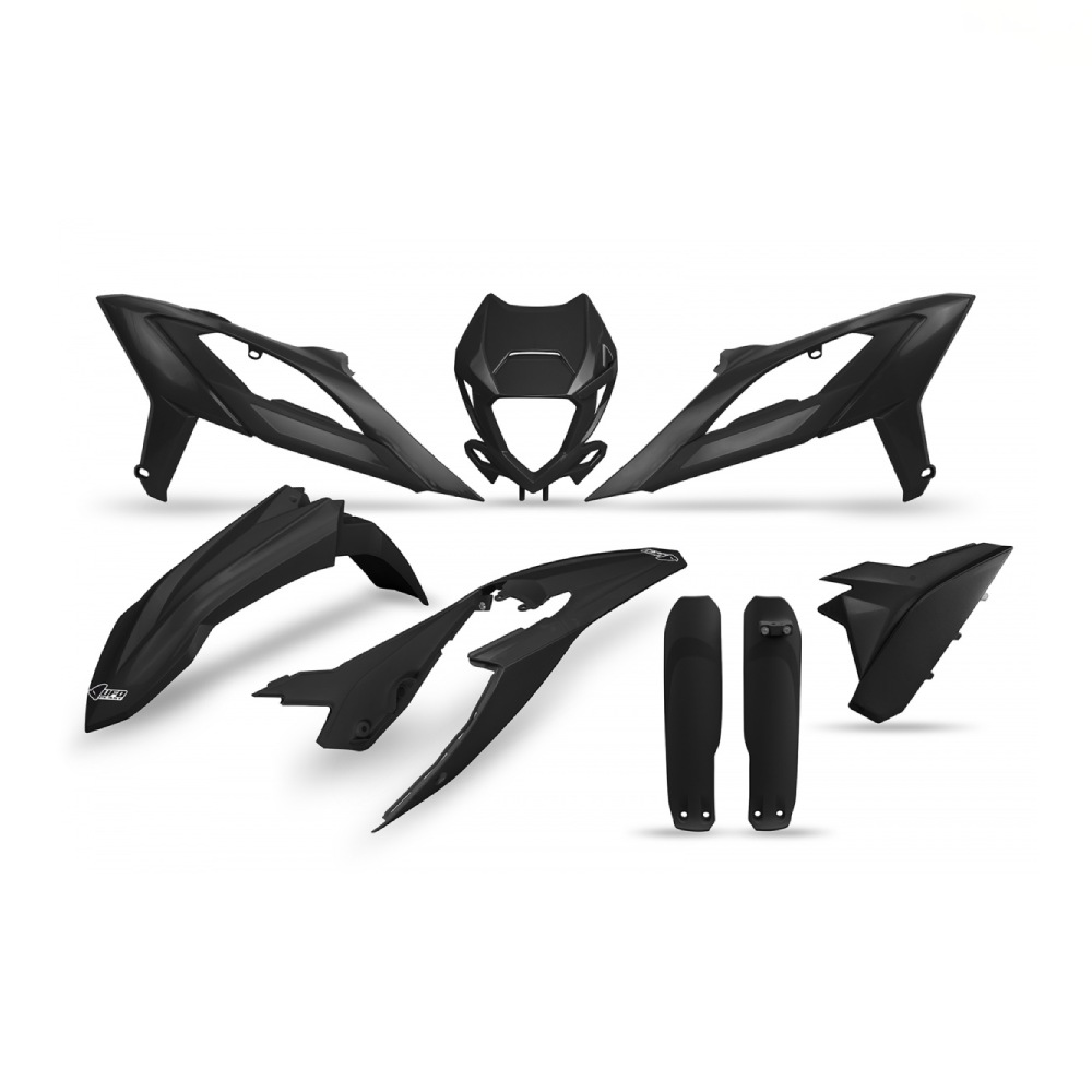 Plastics kit Beta RR 200 (23-24) - colour black BEKIT801F-001