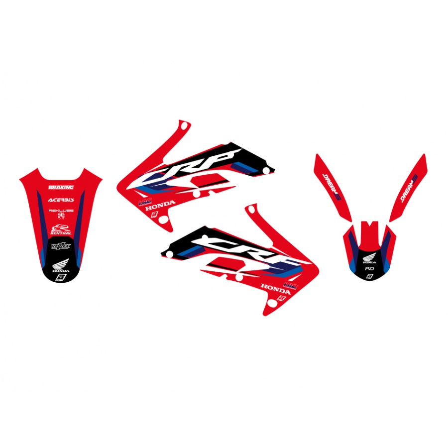 Graphics kit Honda CRF 450 R (05-08) Dream 5 BL-2134AB