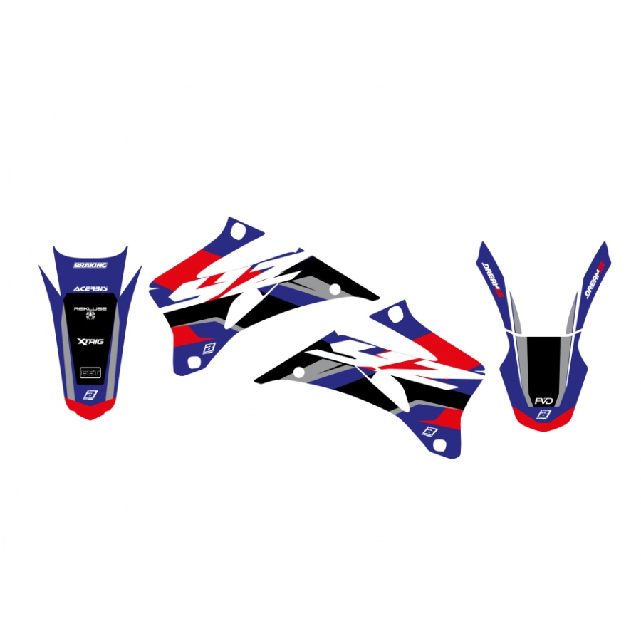 Graphics kit Yamaha YZ 250 F (06-09) Dream 5 BL-2228AB