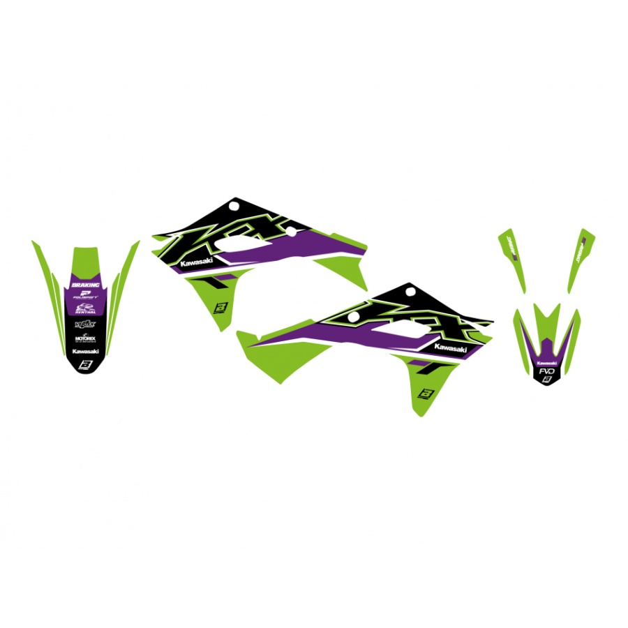 Graphics kit Kawasaki KX 450 F (24-25) Dream 5 BL-2428AB
