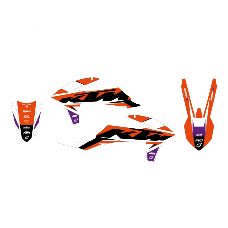 Graphics kit KTM 350 SX-F (19-22) Dream 5 BL-2547AB