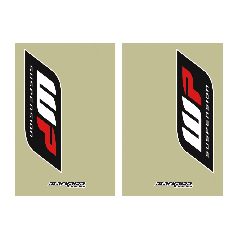 Kit sticker for WP fork guard with transparent background BL-5045W