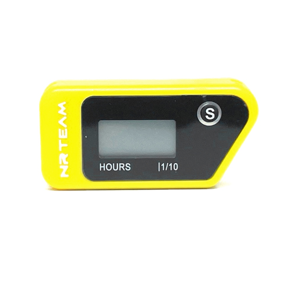 Universal wireless hour meter yellow