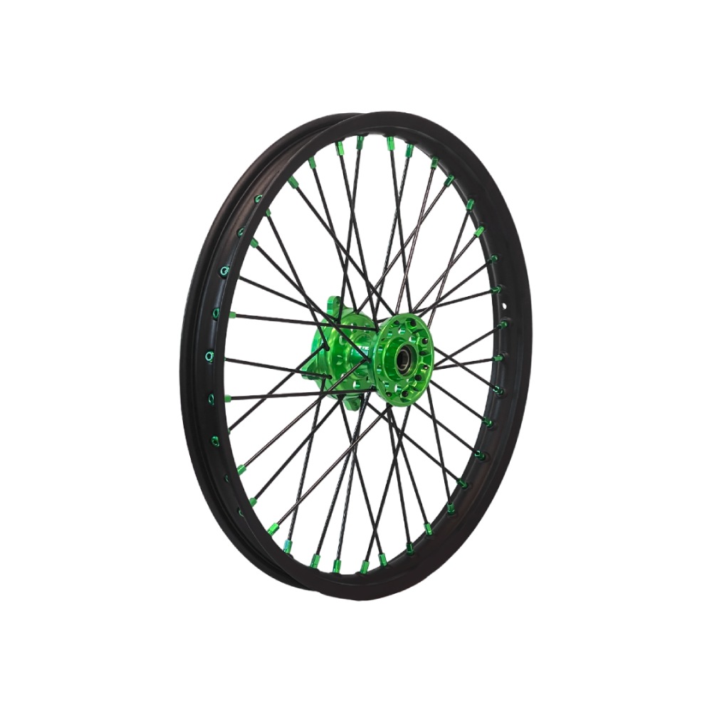 Wheel Kawasaki KX 450 F (06-18) front 21x1.60 green DS50.FB21V