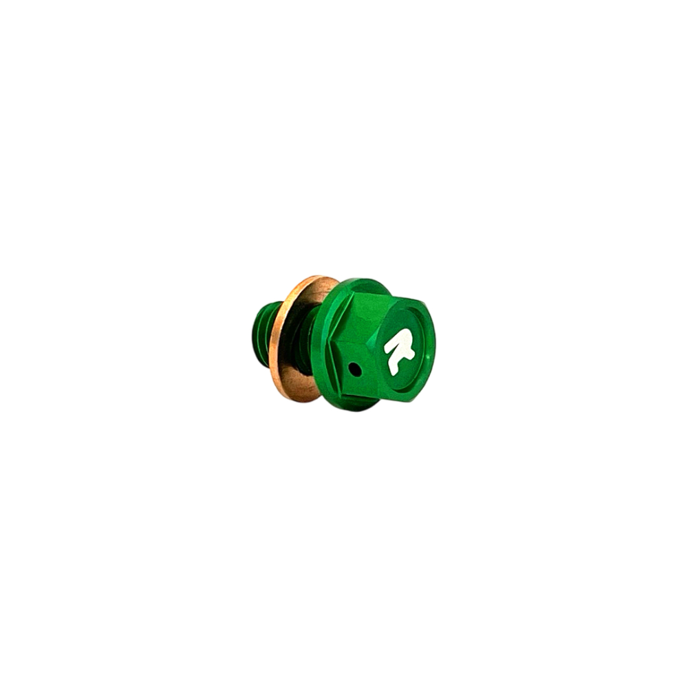 Magnetic oil drain plug Kawasaki KX 250 (96-08) green DS89.1002V