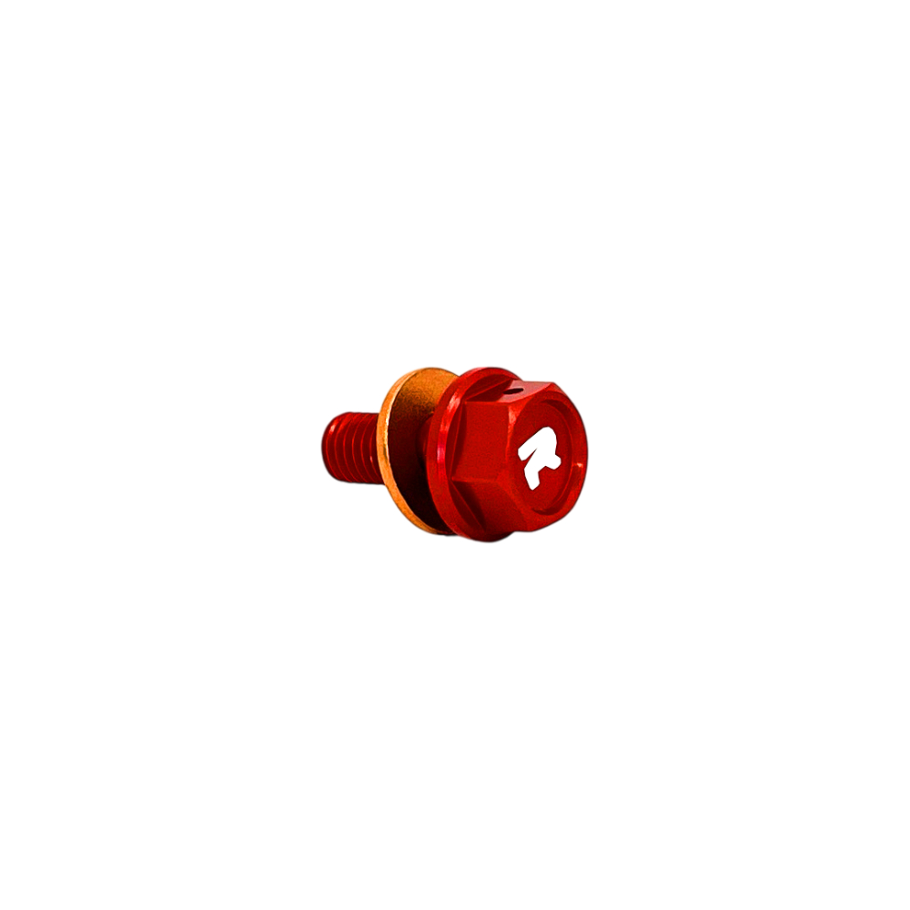 Magnetic oil drain plug Honda CRF 250 R (10-17) red - engine DS89.1005R