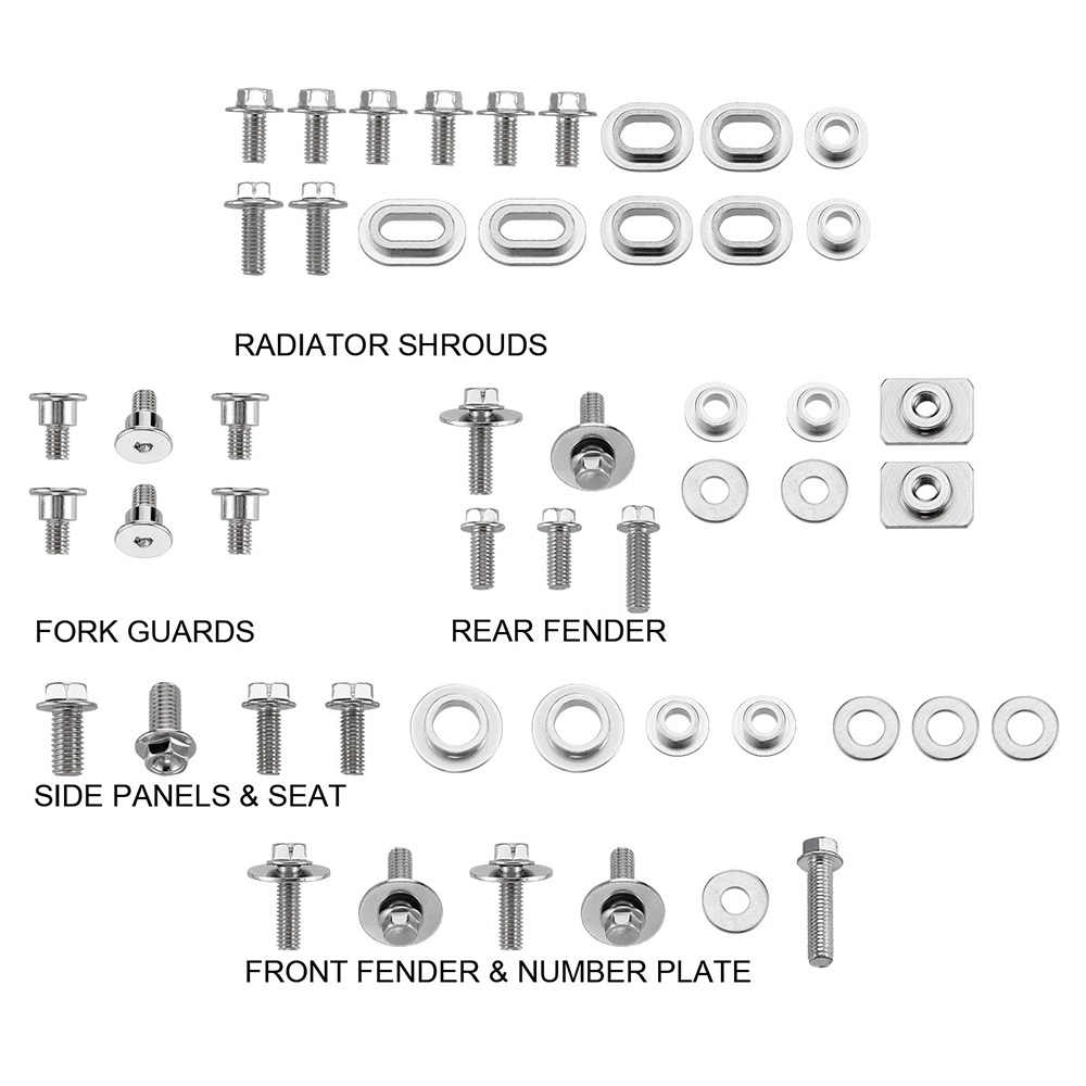 Plastics Screw Kit Yamaha YZ 250 F (06-09) DS89.5204