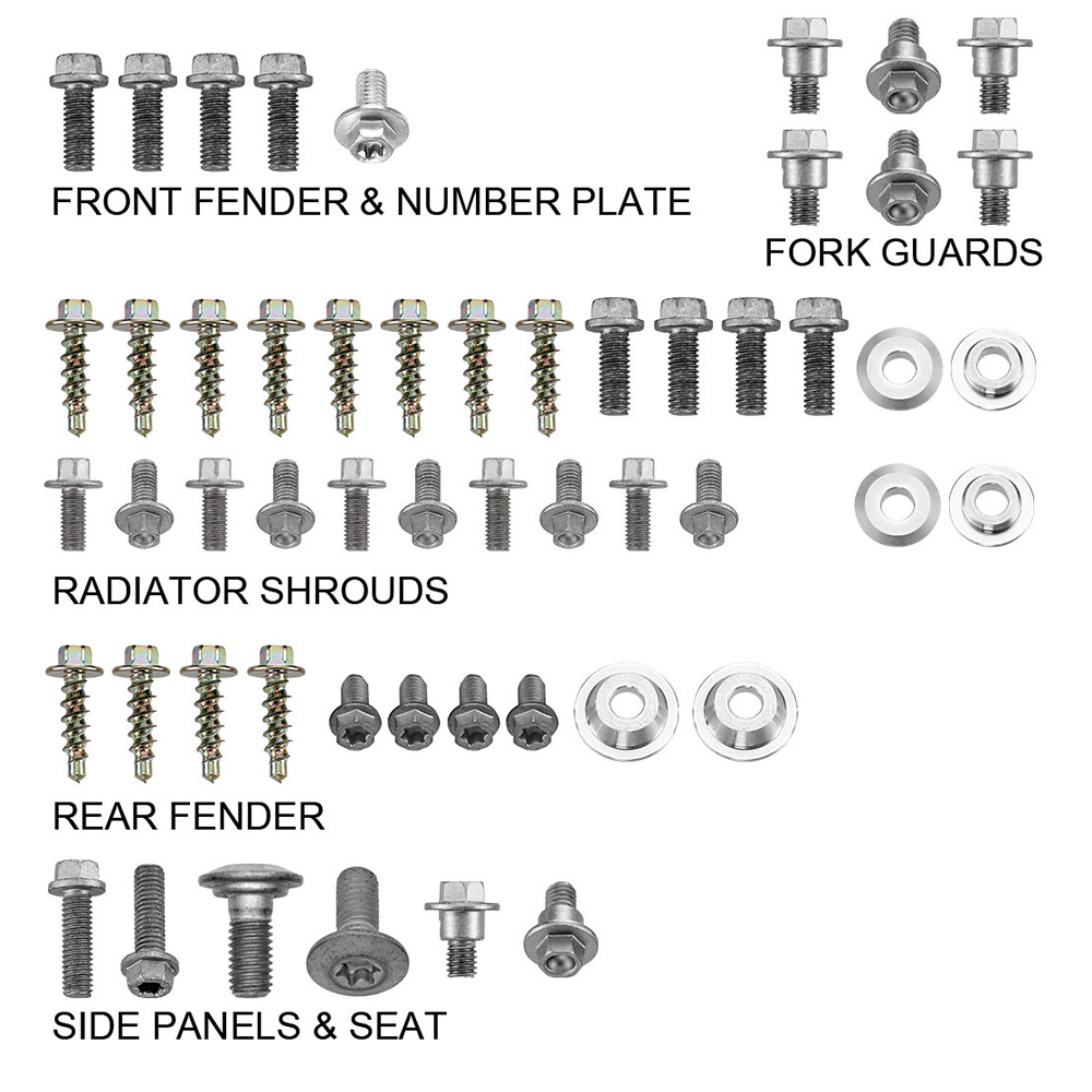 Plastics Screw Kit KTM 125 SX (16-21) DS89.5504