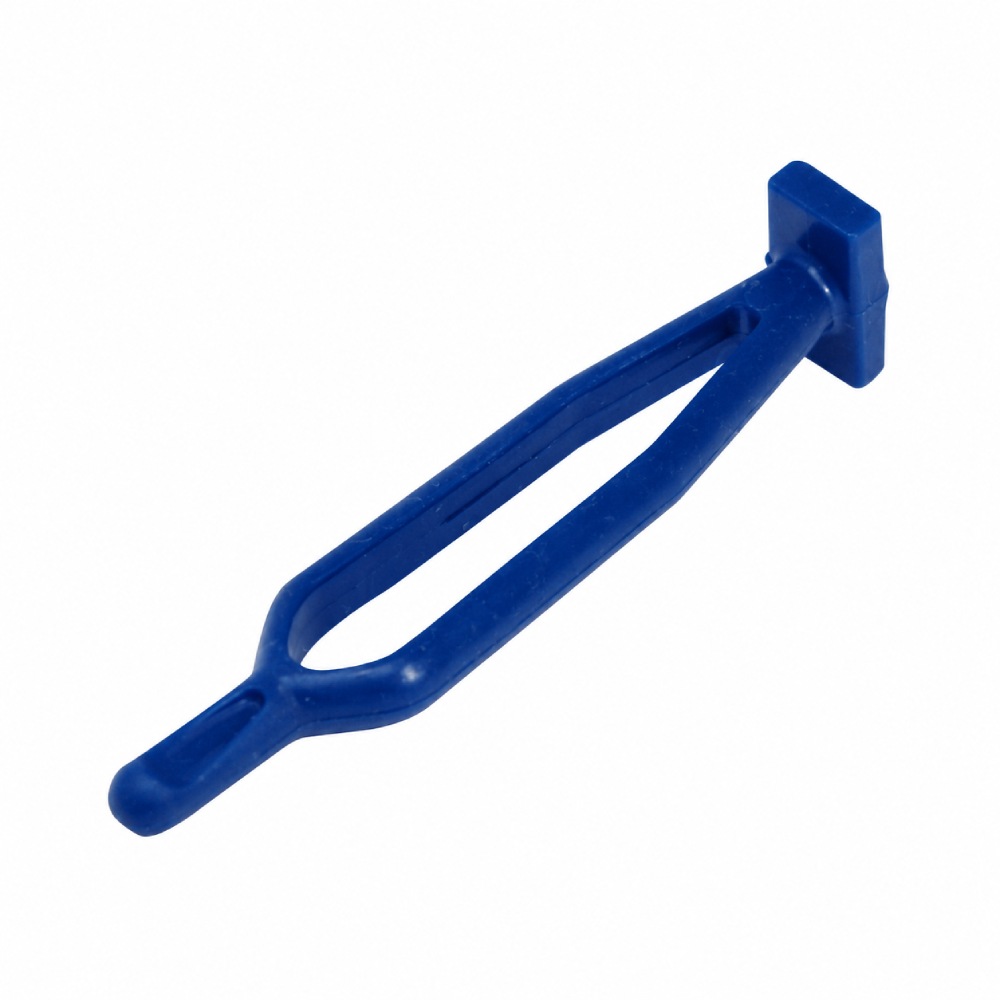 Side stand rubber strap short blue