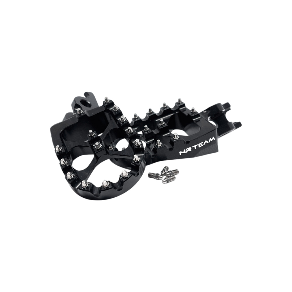 Footpegs Ergal Kawasaki KX 450 F (07-26) black DS98.0792N