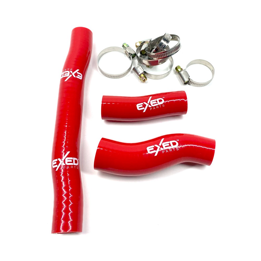 Radiator hoses Gasgas 250 EC (21-23) red - Exed E-SH-K2-R