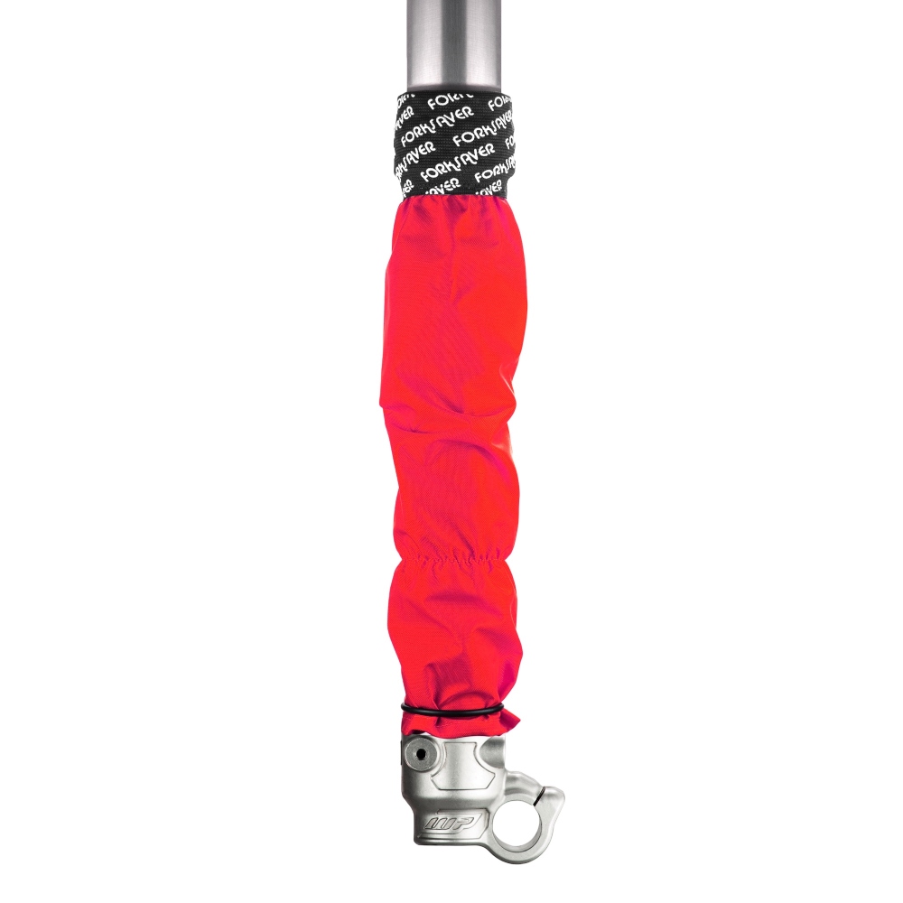 Forksaver fork covers for fork tubes from 45 mm to 48 mm red