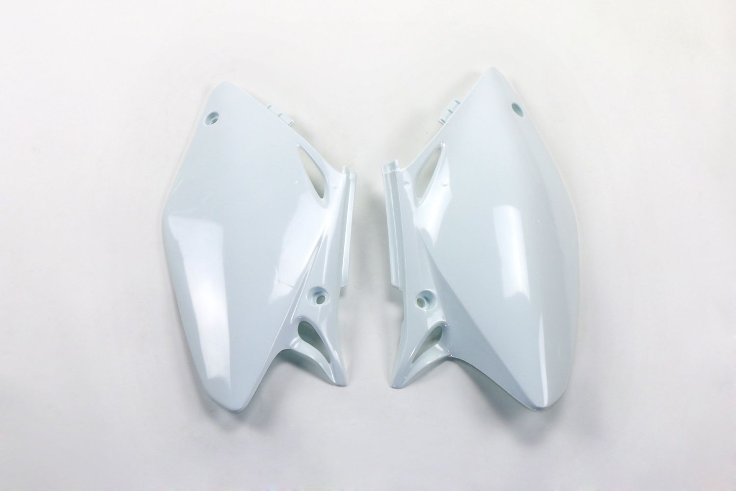 Side number plates Honda CRF 450 R (02-04) white* HO03694-041