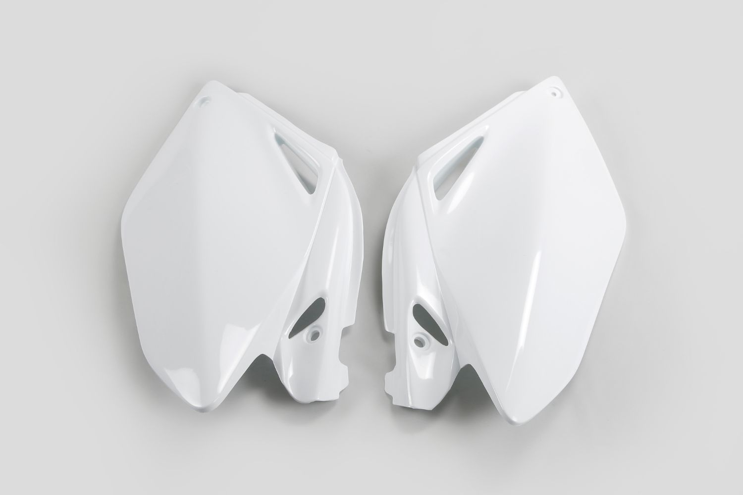 Side number plates Honda CRF 250 R (06-09) white* HO04606-041