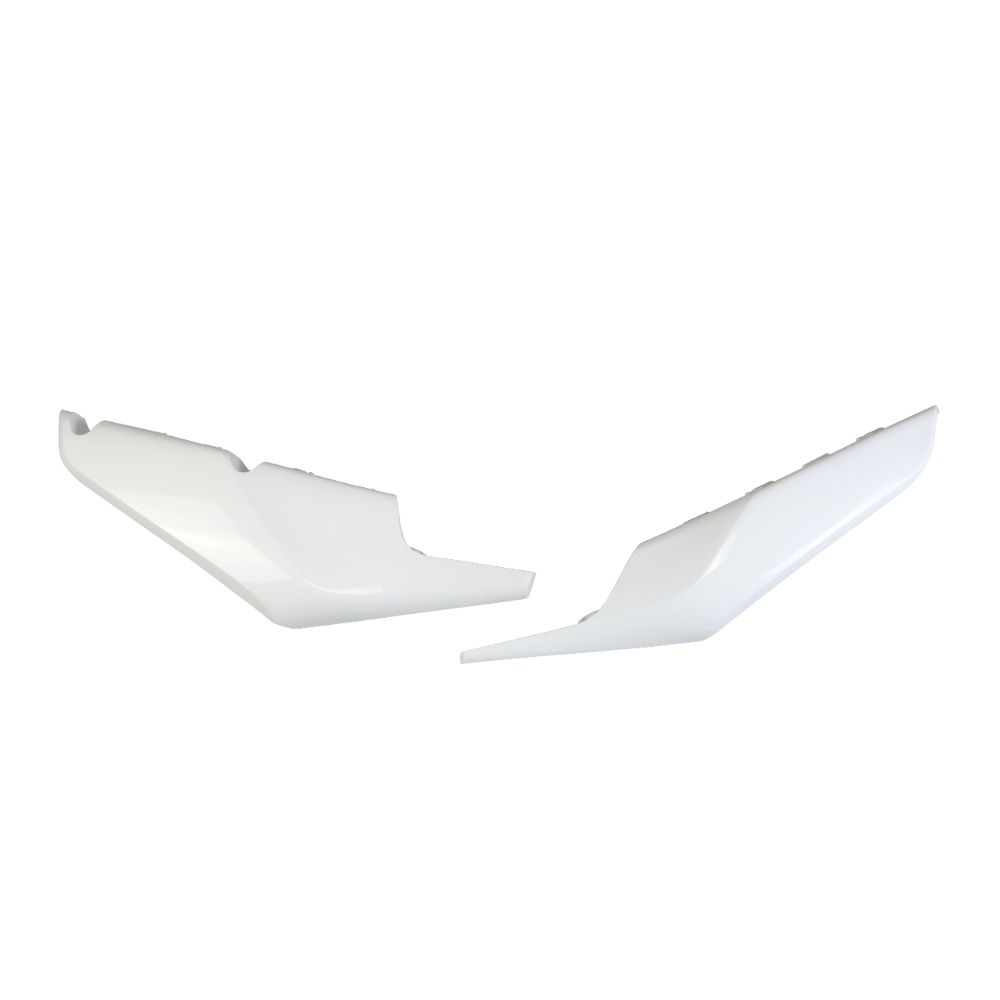 Side number plates Husqvarna 250 TC (19) lower white* HU03392-041