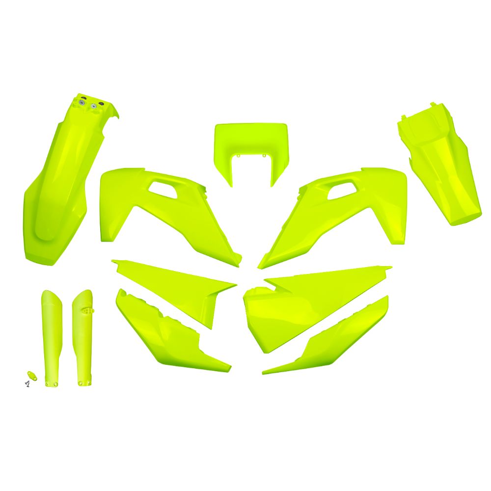 Plastics kit Husqvarna 501 FE (20-23) - colour neon yellow HUKIT623F-DFLU