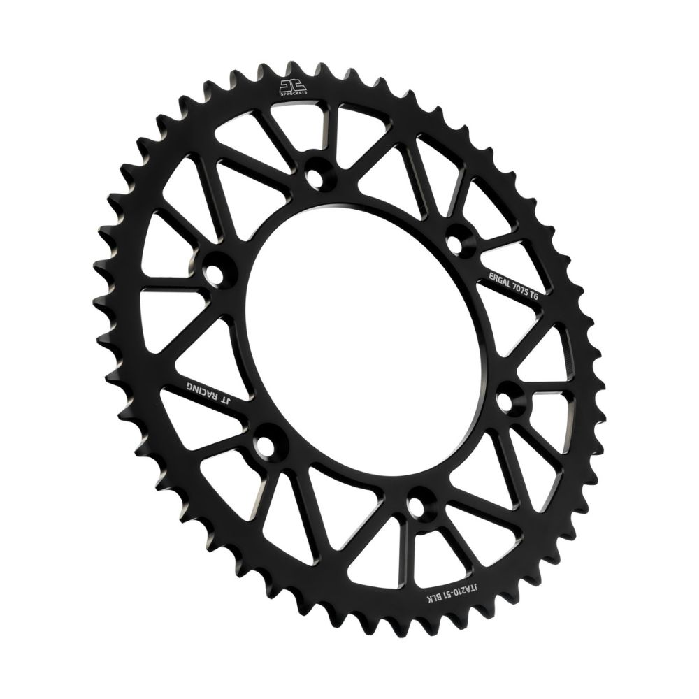 Rear sprocket JT ergal Beta RR 300 (13-25) 51 teeth black JTA210.51BLK