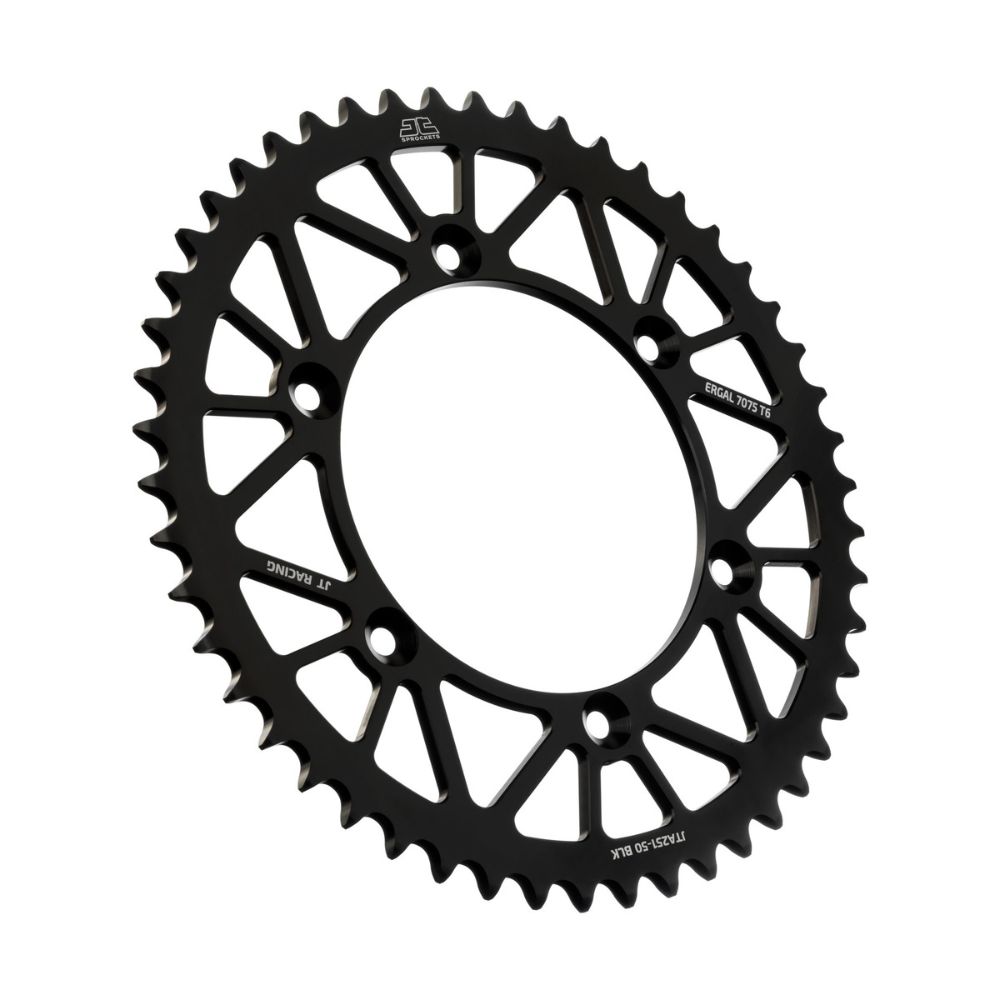Rear sprocket JT ergal Yamaha YZ 426 F (00-02) 50 teeth black JTA251.50BLK