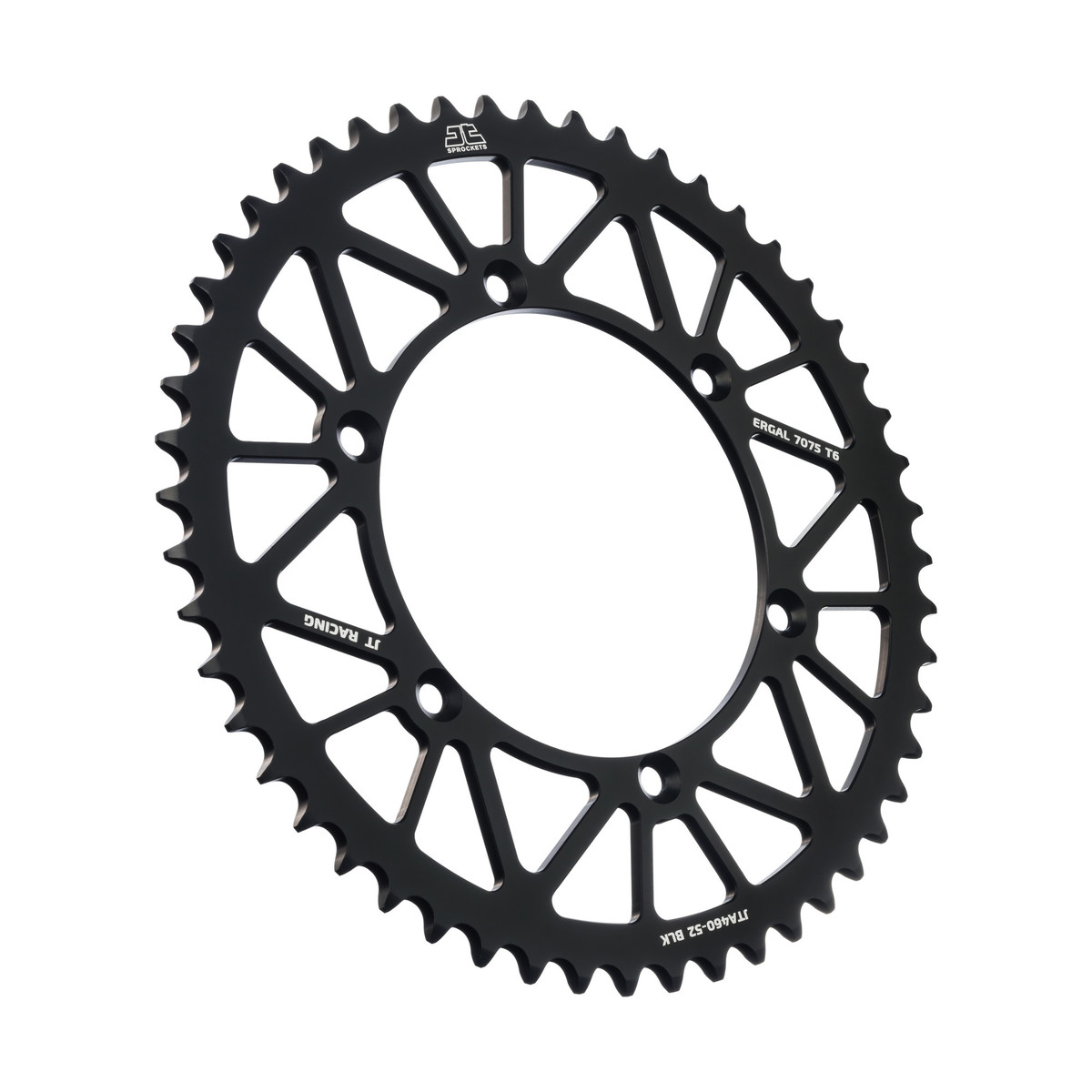 Rear sprocket JT ergal Kawasaki KX 450 F (06-25) 52 teeth black JTA460.52BLK