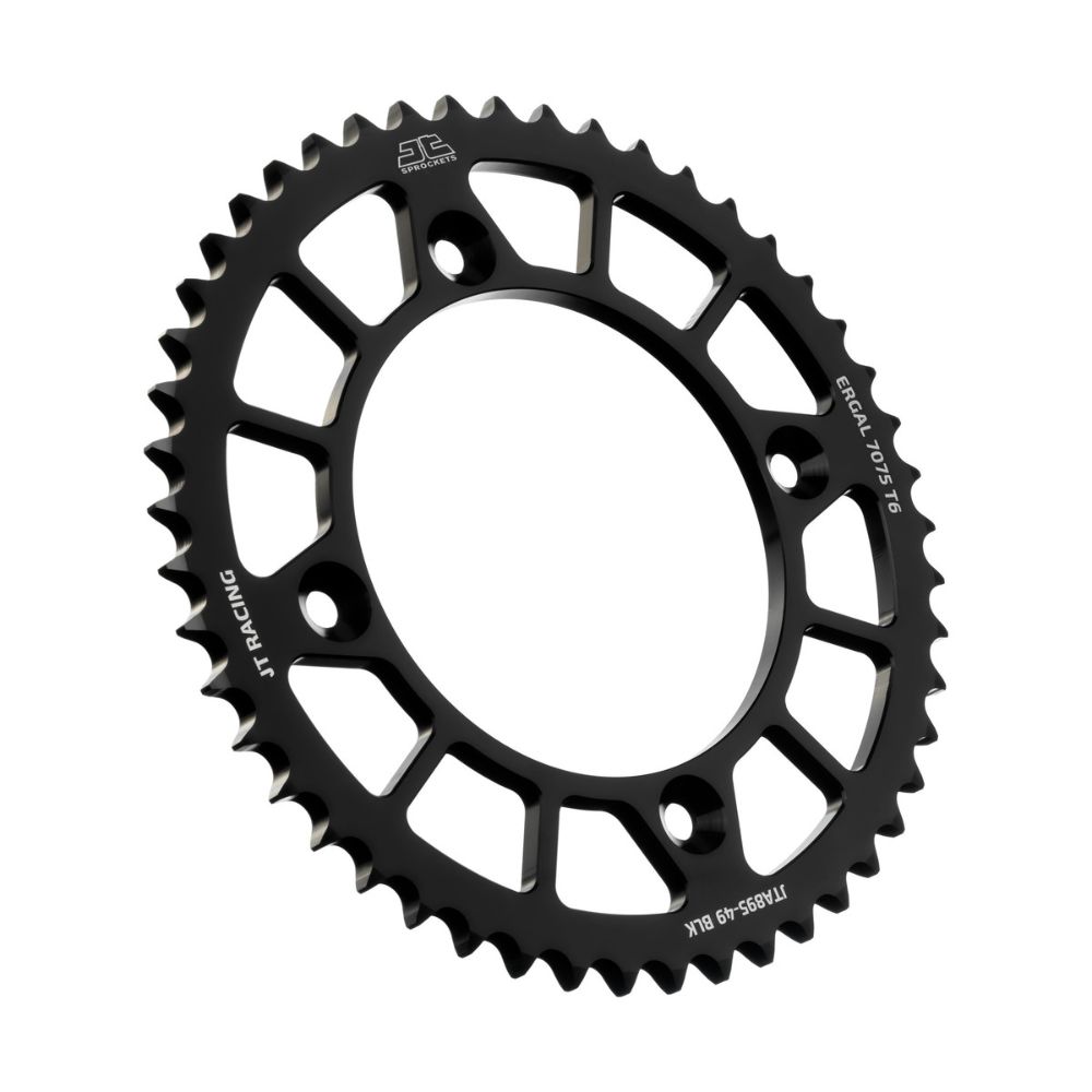 Rear sprocket JT ergal Gasgas 85 MC (21-25) 49 teeth pitch 428 black JTA895.49BLK