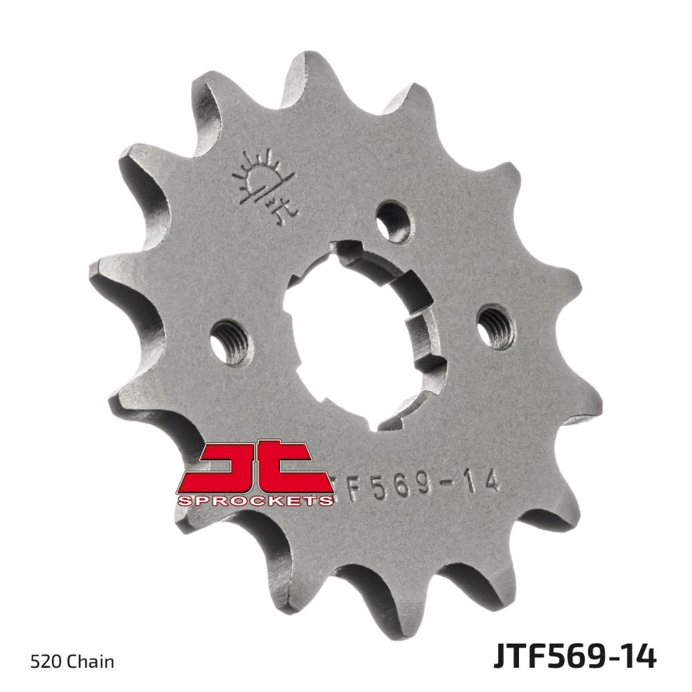Front sprocket JT Yamaha YZ 250 (83-98) 14 teeth JTF569.14