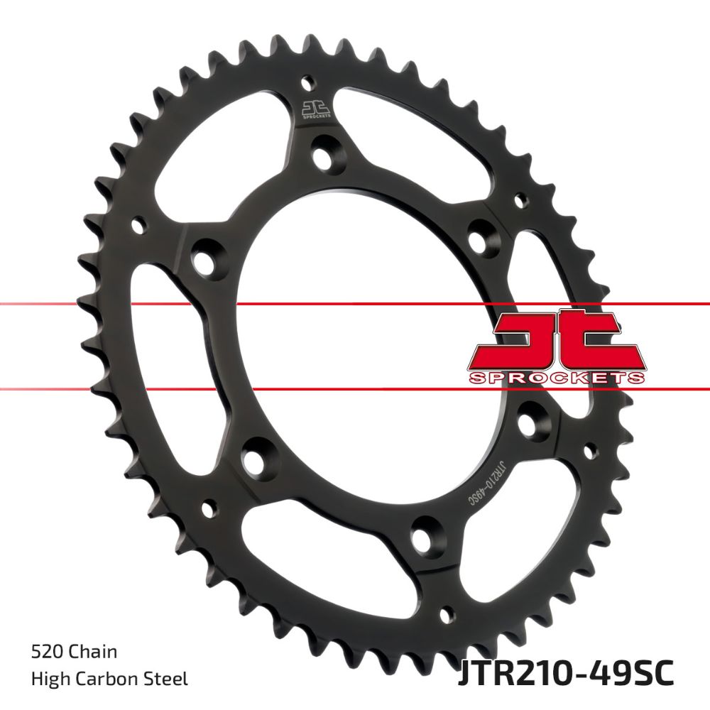 Rear sprocket JT steel Beta RR 200 (19-25) 49 teeth self-cleaning JTR210.49SC