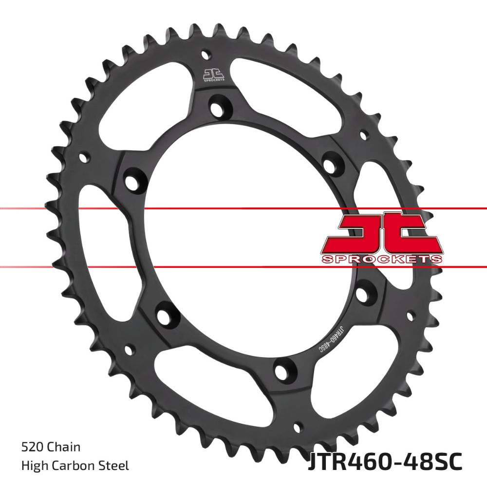 Rear sprocket JT steel Kawasaki KX 450 F (06-25) 48 teeth self-cleaning JTR460.48SC