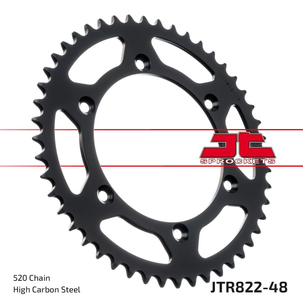 Rear sprocket JT steel HM 125 Rotax (08-15) 48 teeth JTR822.48