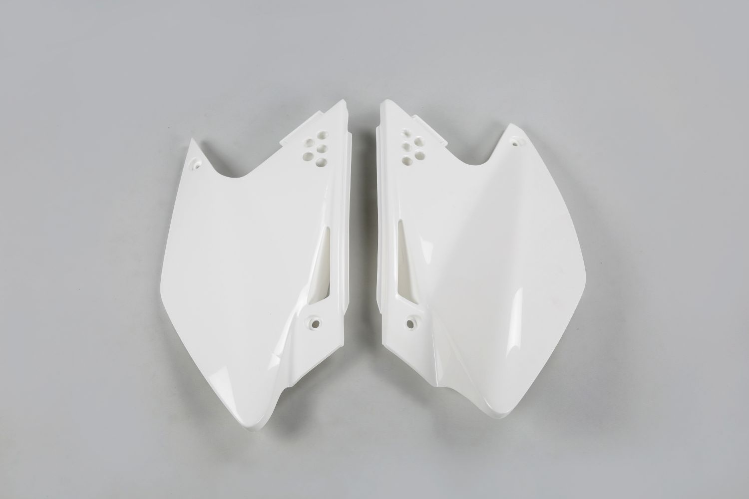 Side number plates Kawasaki KX 250 F (06-08) white* KA03768-047