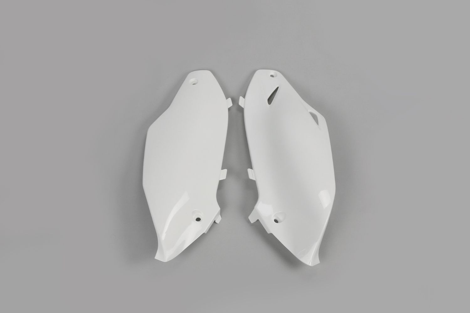 Side number plates Kawasaki KX 250 F (13-16) white* KA04720-047