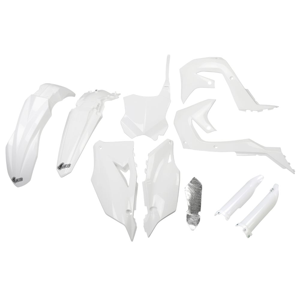 Plastics kit Kawasaki KX 450 F (19-23) - colour white KAKIT227F-047