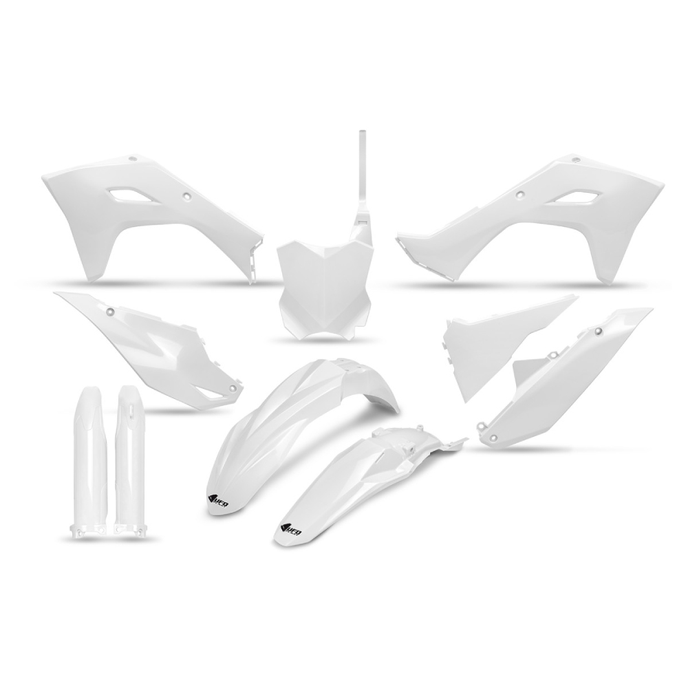 Plastics kit Kawasaki KX 250 F (25-26) - colour white KAKIT231F-047