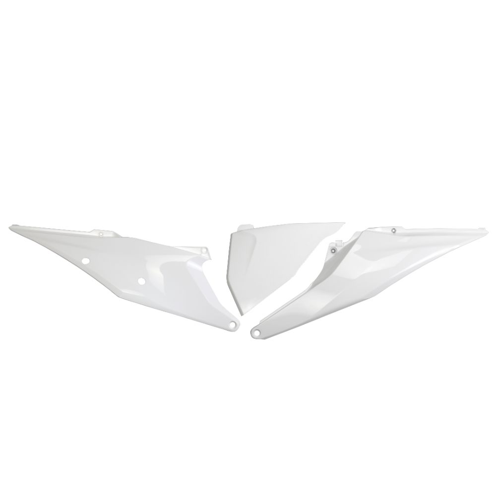 Side number plates KTM 125 SX (19) white* KT04093-047