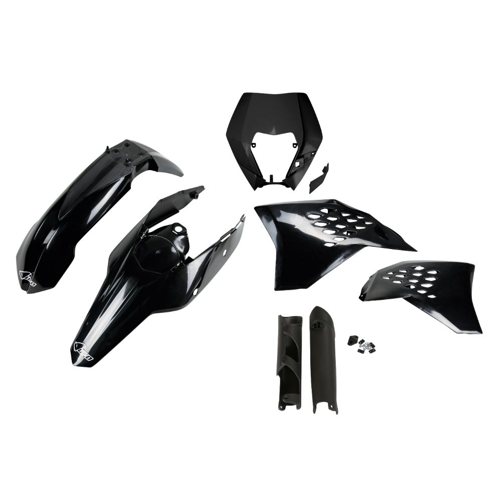 Plastics kit KTM 250 EXC (09-11) - colour black KTKIT520F-001