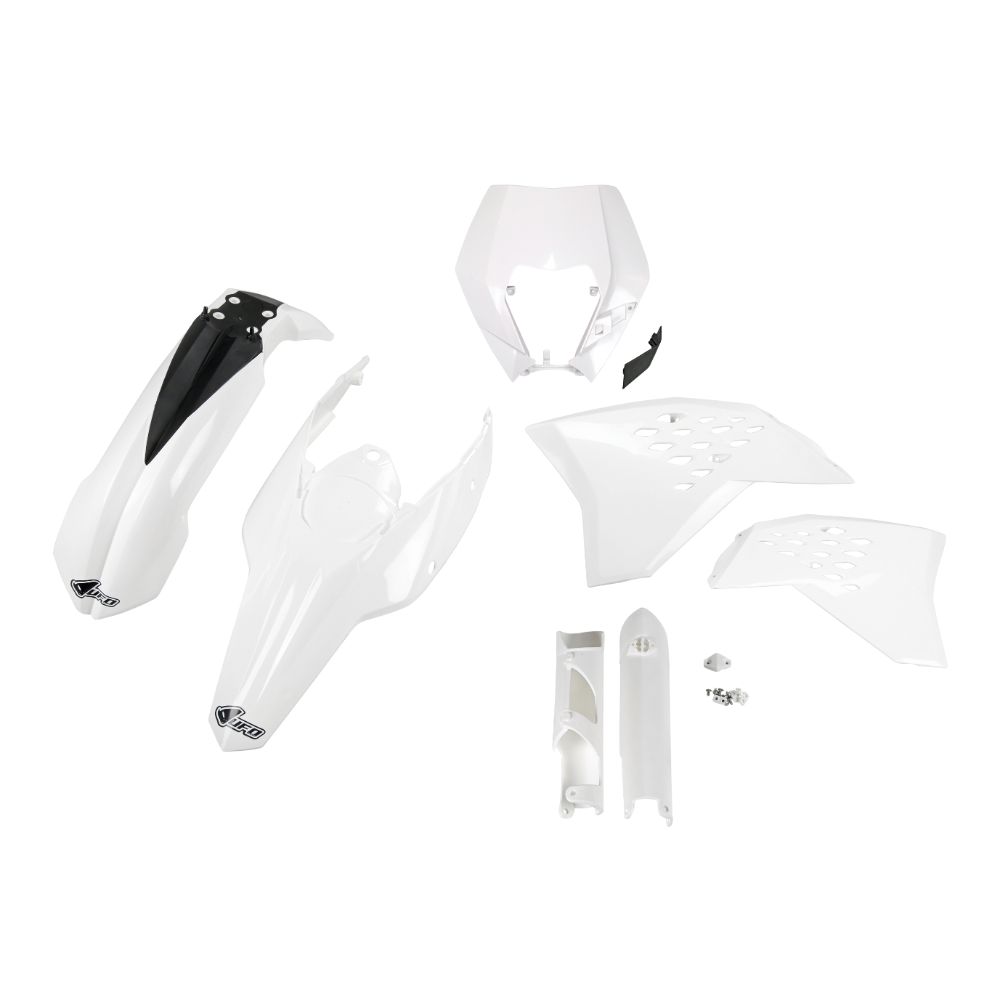 Plastics kit KTM 450 EXC-F (09-11) - colour white KTKIT520F-047