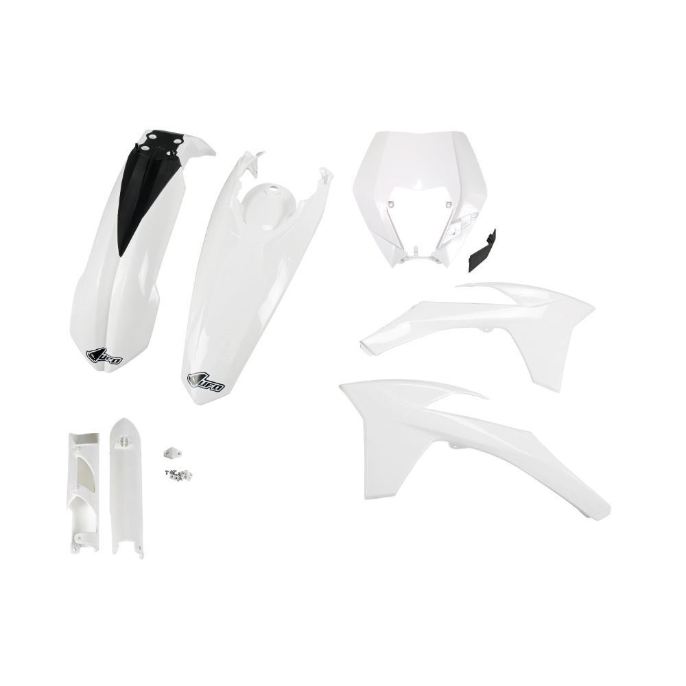 Plastics kit KTM 250 EXC (12-13) - colour white KTKIT521F-047
