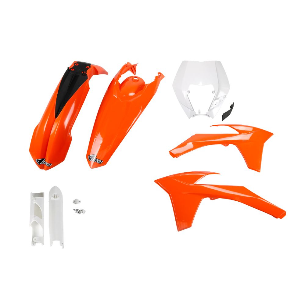 Plastics kit KTM 200 EXC (12-13) - colour OEM KTKIT521F-999