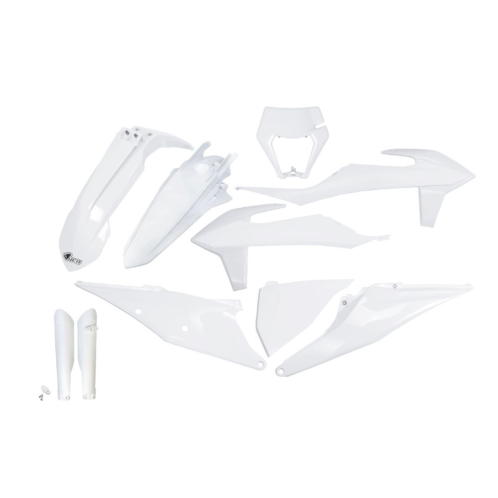 Plastics kit KTM 250 EXC (20-23) - colour white KTKIT527F-042