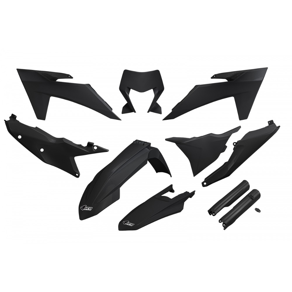 Plastics kit KTM 450 EXC-F (24-25) - colour black KTKIT530F-001