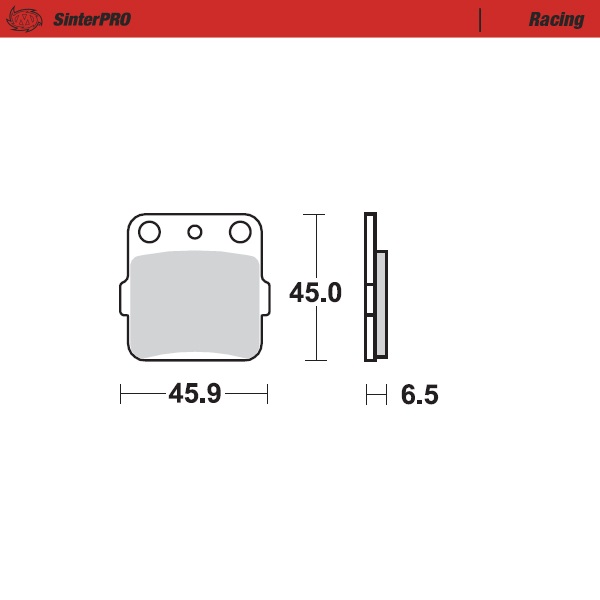 Brake pads Moto Master Honda CR 85 (03-07) front racing MM-091011