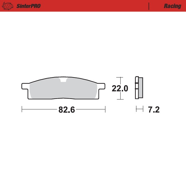 Brake pads Moto Master Yamaha YZ 65 (18-25) front racing MM-091211
