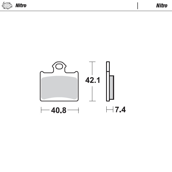 Brake pads Moto Master KTM 85 SX (11-20) rear nitro MM-096721