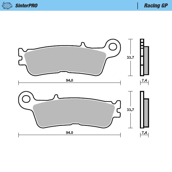 Brake pads Moto Master Yamaha YZ 125 (22-25) front GP MM-099812