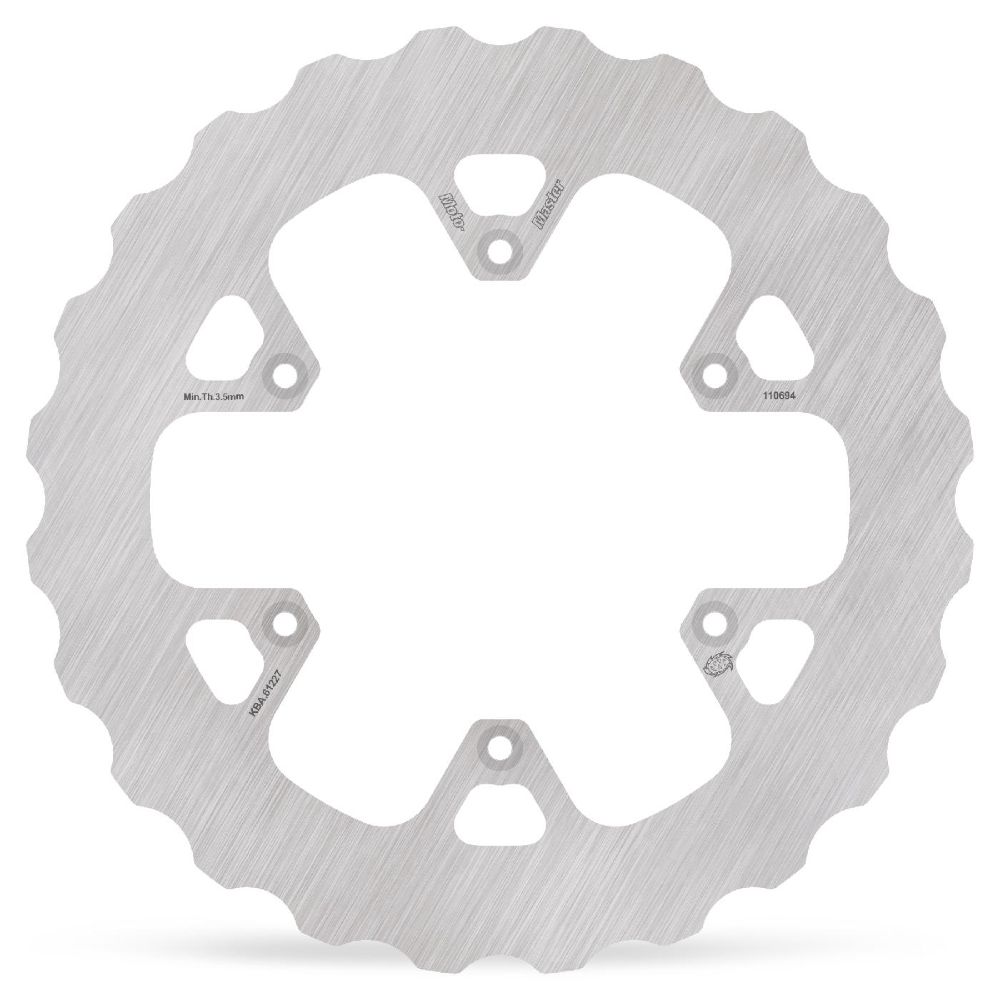 Brake disc Moto Master Nitro Beta RR 250 (13-25) rear solid MM-110694