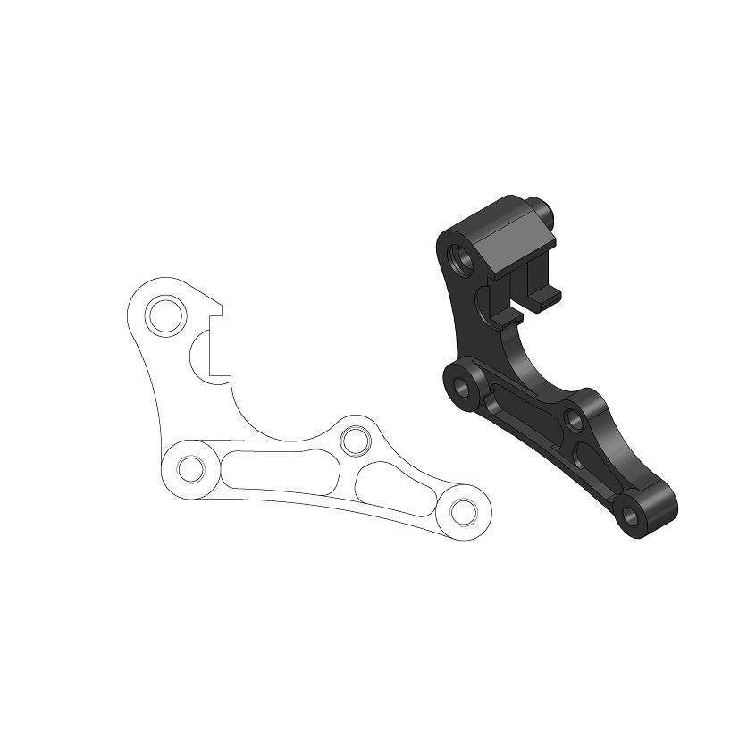 Spacer Honda CR 125 (04-07) front 270 mm - Moto Master MM-211053