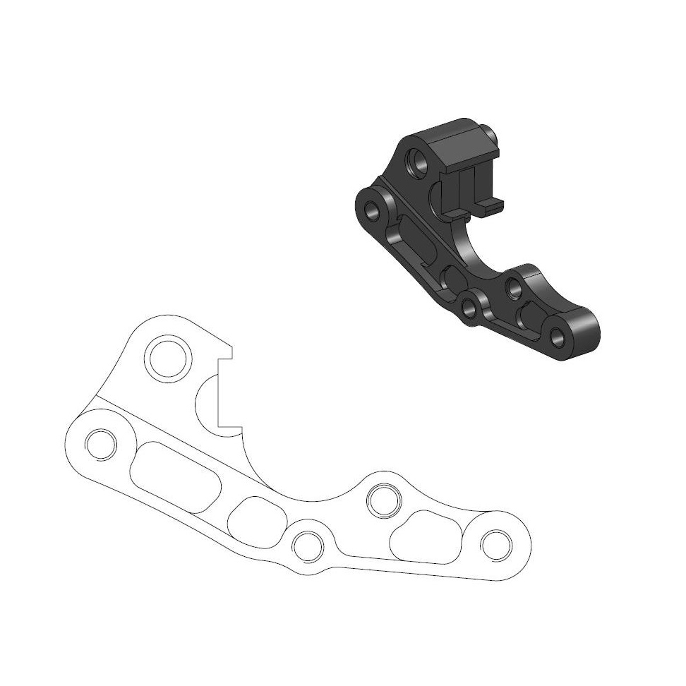 Spacer Beta RR 250 (13-25) front 270 mm - Moto Master MM-211079
