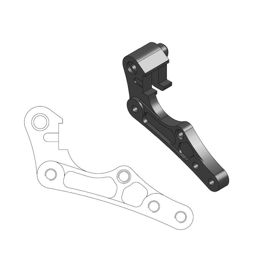 Spacer Sherco 300 SEF-R (14-23) front 270 mm - Moto Master MM-211080